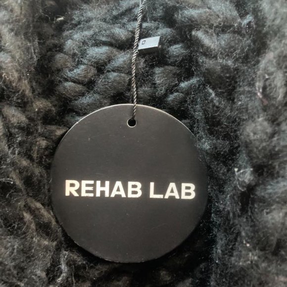 Rehab Lab Black Half Sweater/Shrug size Medium - Picture 3 of 5